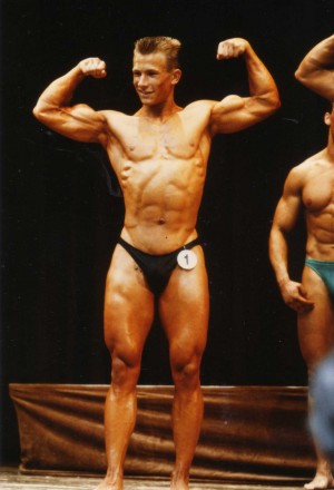 Erster Wettkampf, 1991 im Alter von 19 Jahren